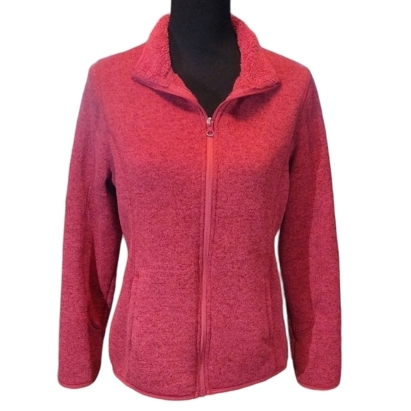 Swiss Tech Zip Sherpa Lined Fleece Jacket - Picture 1 of 4